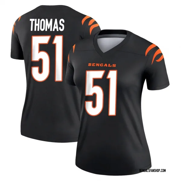 Women's Isaiah Thomas Cincinnati Bengals Legend Black Jersey