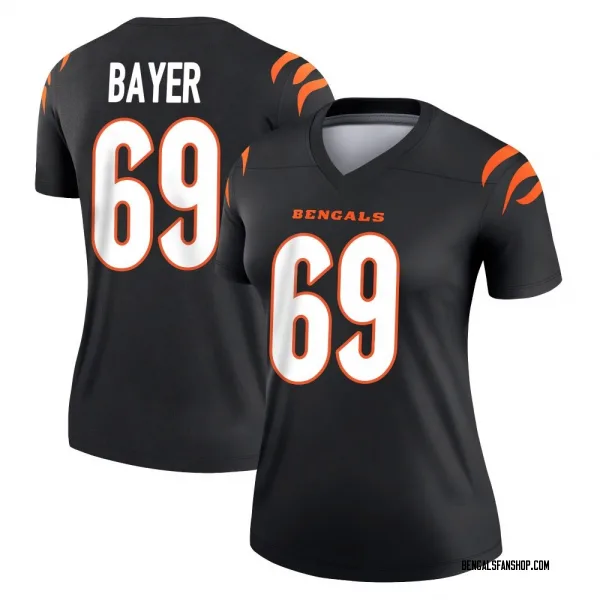 Women's Jacob Bayer Cincinnati Bengals Legend Black Jersey