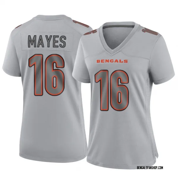 Women's Jamoi Mayes Cincinnati Bengals Game Gray Atmosphere Fashion Jersey