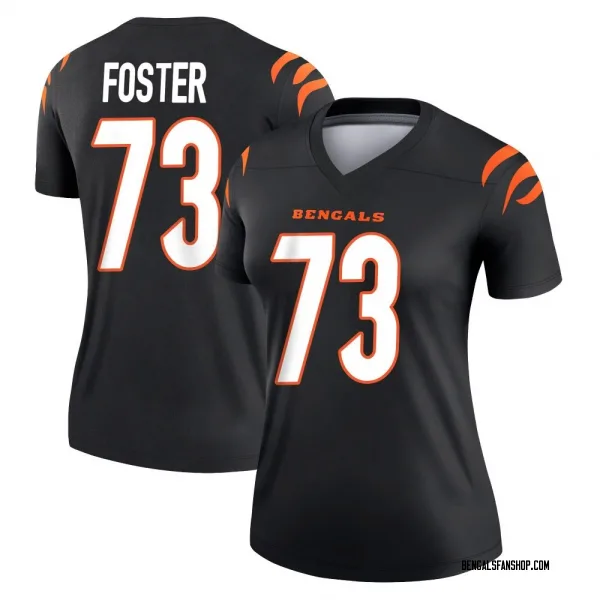 Women's Javon Foster Cincinnati Bengals Legend Black Jersey