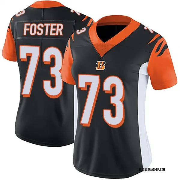 Women's Javon Foster Cincinnati Bengals Limited Black Team Color Vapor Untouchable Jersey