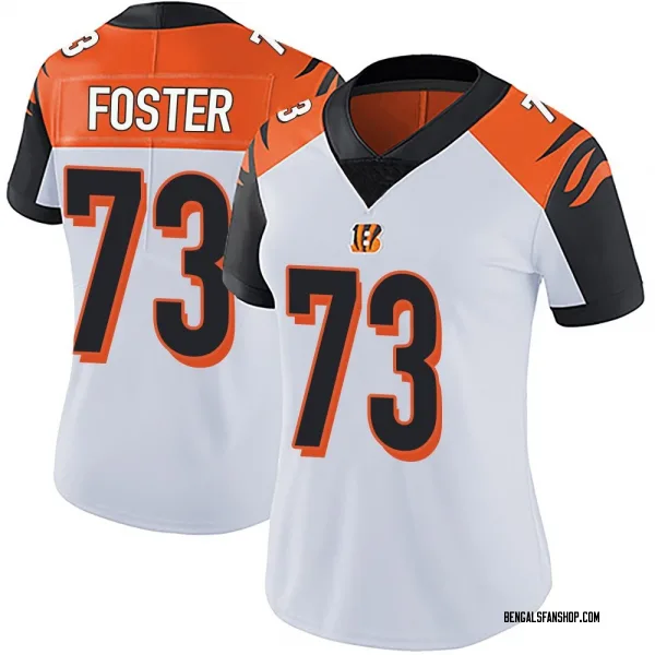 Women's Javon Foster Cincinnati Bengals Limited White Vapor Untouchable Jersey