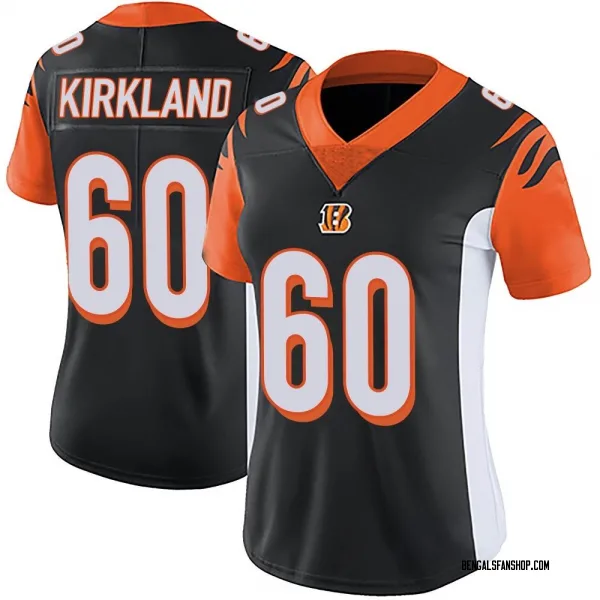 Women's Jaxson Kirkland Cincinnati Bengals Limited Black Team Color Vapor Untouchable Jersey