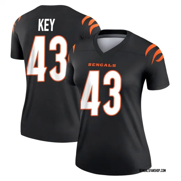 Women's Jaylen Key Cincinnati Bengals Legend Black Jersey