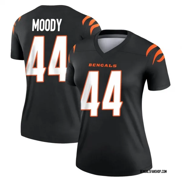 Women's Jaylen Moody Cincinnati Bengals Legend Black Jersey
