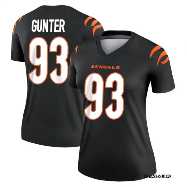 Women's Jeff Gunter Cincinnati Bengals Legend Black Jersey