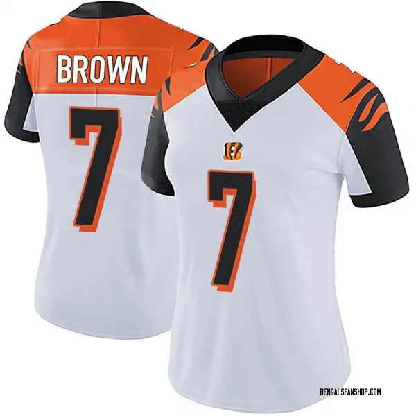 Women's Jon Brown Cincinnati Bengals Limited White Vapor Untouchable Jersey