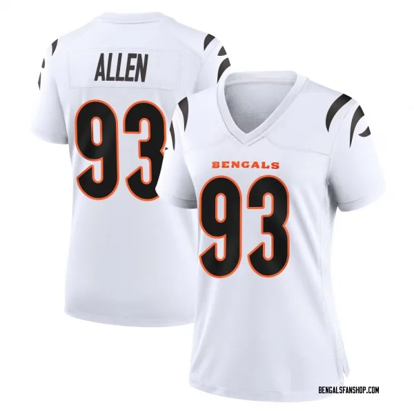 Women's Jonathan Allen Cincinnati Bengals Game White Jersey