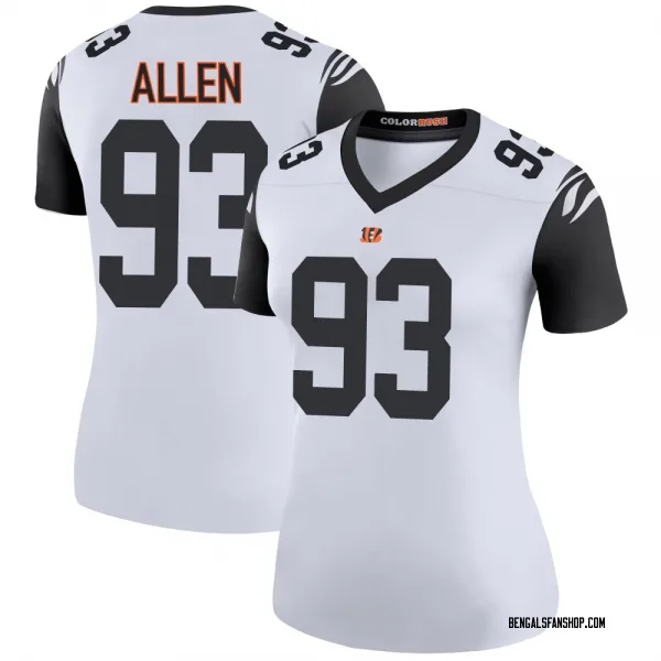 Women's Jonathan Allen Cincinnati Bengals Legend White Color Rush Jersey