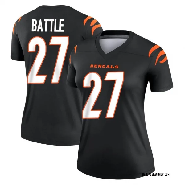 Women's Jordan Battle Cincinnati Bengals Legend Black Jersey