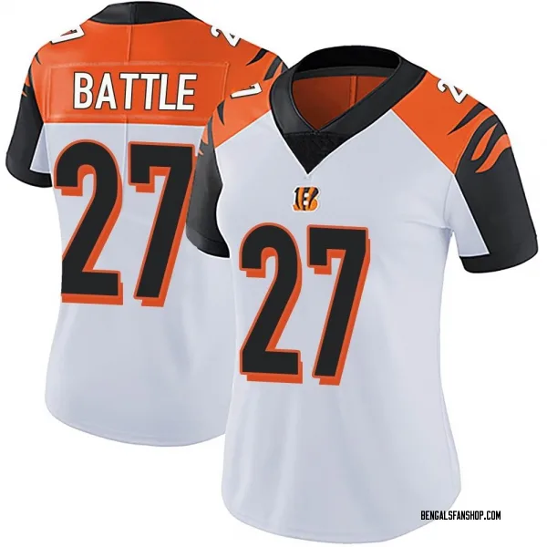 Women's Jordan Battle Cincinnati Bengals Limited White Vapor Untouchable Jersey