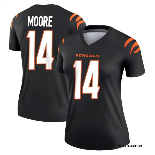 Women's Jordan Moore Cincinnati Bengals Legend Black Jersey