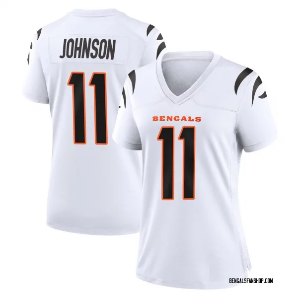 Women's Josh Johnson Cincinnati Bengals Game White Jersey
