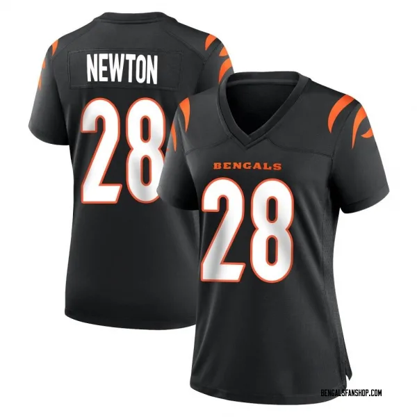 Women's Josh Newton Cincinnati Bengals Game Black Team Color Jersey
