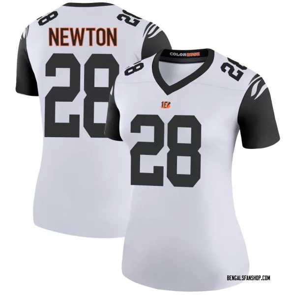 Women's Josh Newton Cincinnati Bengals Legend White Color Rush Jersey