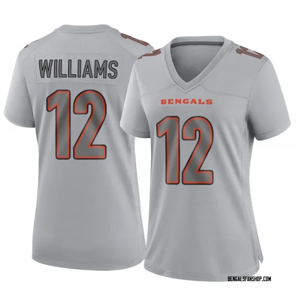 Women's Ke'Shawn Williams Cincinnati Bengals Game Gray Atmosphere Fashion Jersey