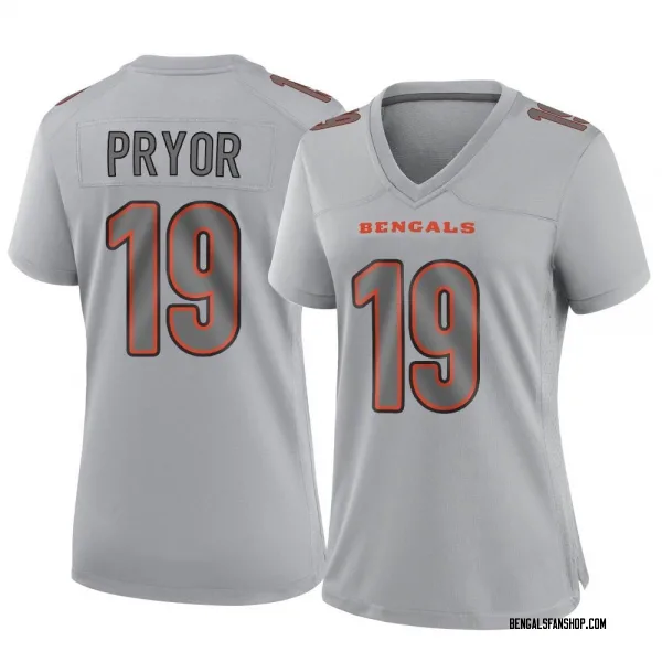 Women's Kendric Pryor Cincinnati Bengals Game Gray Atmosphere Fashion Jersey