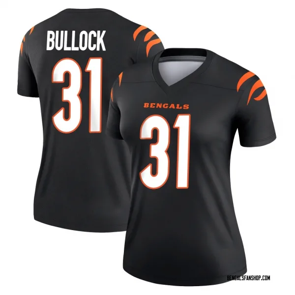 Women's Kentrel Bullock Cincinnati Bengals Legend Black Jersey