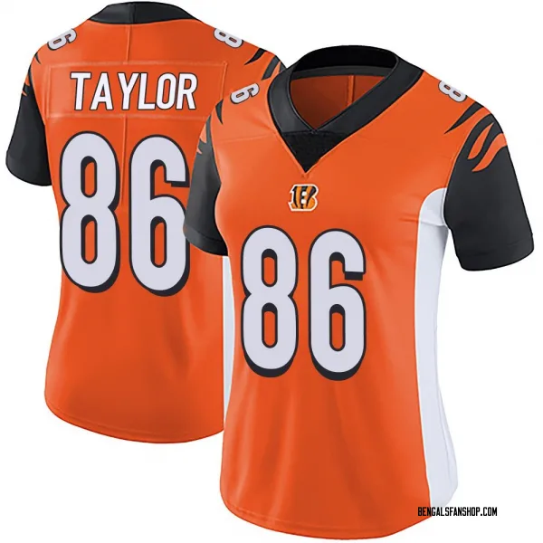 Women's Kole Taylor Cincinnati Bengals Limited Orange Vapor Untouchable Jersey