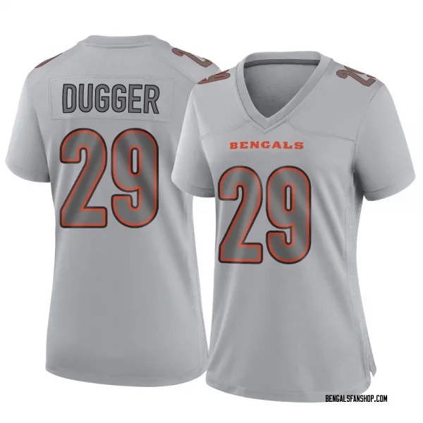 Women's Kyle Dugger Cincinnati Bengals Game Gray Atmosphere Fashion Jersey