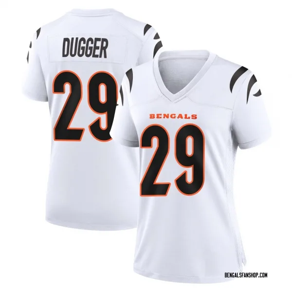 Women's Kyle Dugger Cincinnati Bengals Game White Jersey