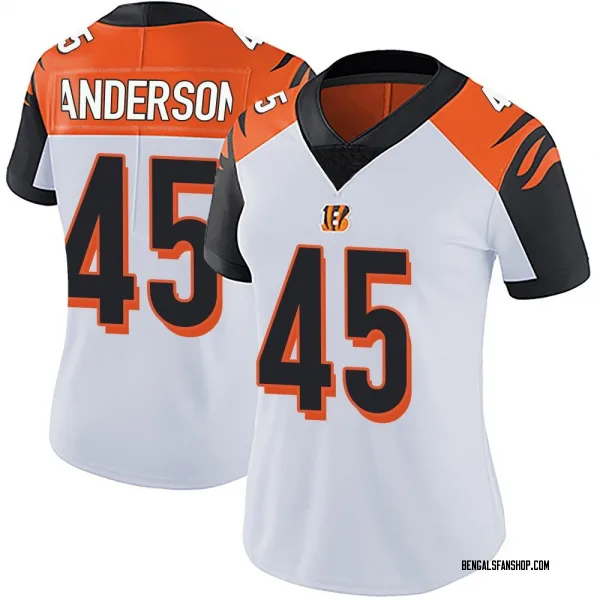 Women's Liam Anderson Cincinnati Bengals Limited White Vapor Untouchable Jersey