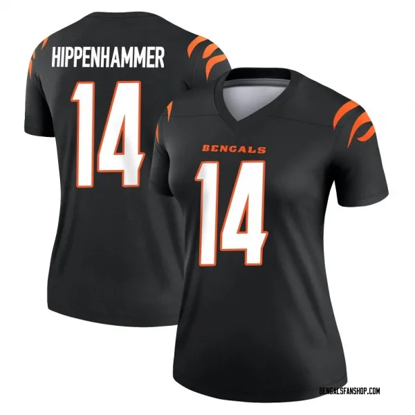 Women's Mac Hippenhammer Cincinnati Bengals Legend Black Jersey