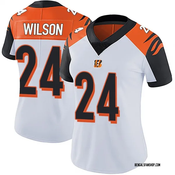 Women's Marco Wilson Cincinnati Bengals Limited White Vapor Untouchable Jersey