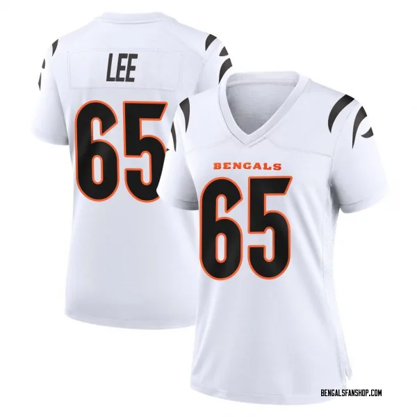 Women's Matt Lee Cincinnati Bengals Game White Jersey