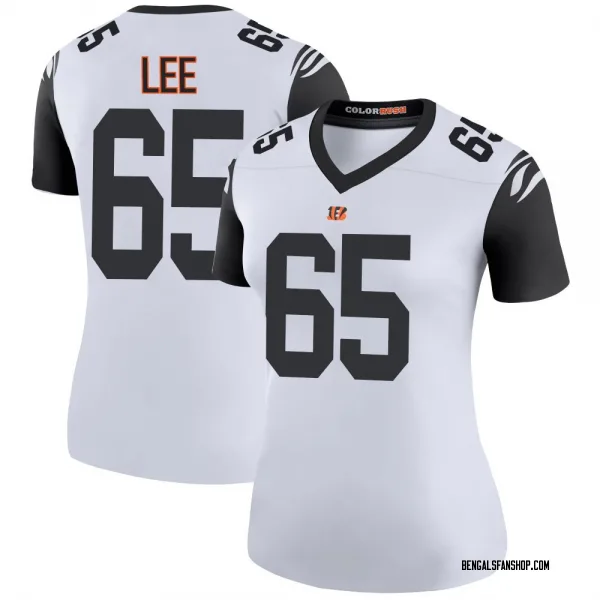 Women's Matt Lee Cincinnati Bengals Legend White Color Rush Jersey