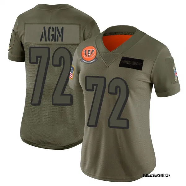 Women's McTelvin Agim Cincinnati Bengals Limited Camo 2019 Salute to Service Jersey