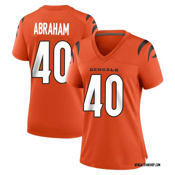 Women's Micah Abraham Cincinnati Bengals Game Orange Jersey