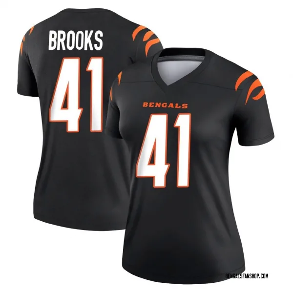 Women's Nate Brooks Cincinnati Bengals Legend Black Jersey