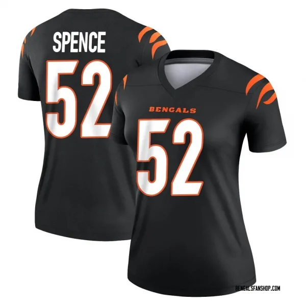 Women's Noah Spence Cincinnati Bengals Legend Black Jersey