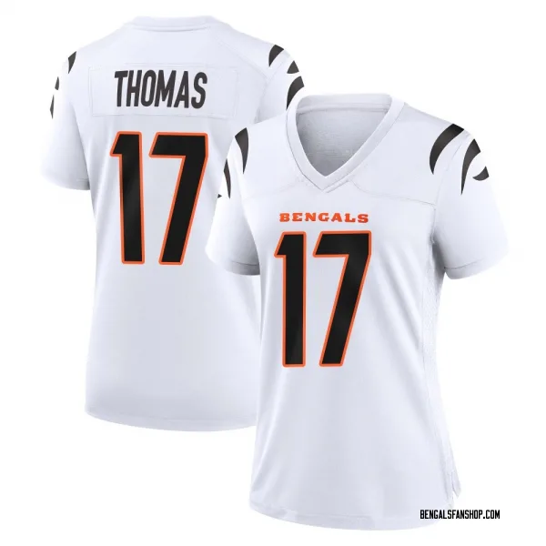 Women's Noah Thomas Cincinnati Bengals Game White Jersey