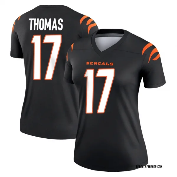 Women's Noah Thomas Cincinnati Bengals Legend Black Jersey
