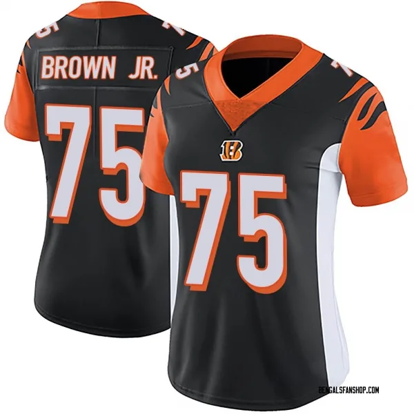 Women's Orlando Brown Jr. Cincinnati Bengals Limited Black Team Color Vapor Untouchable Jersey