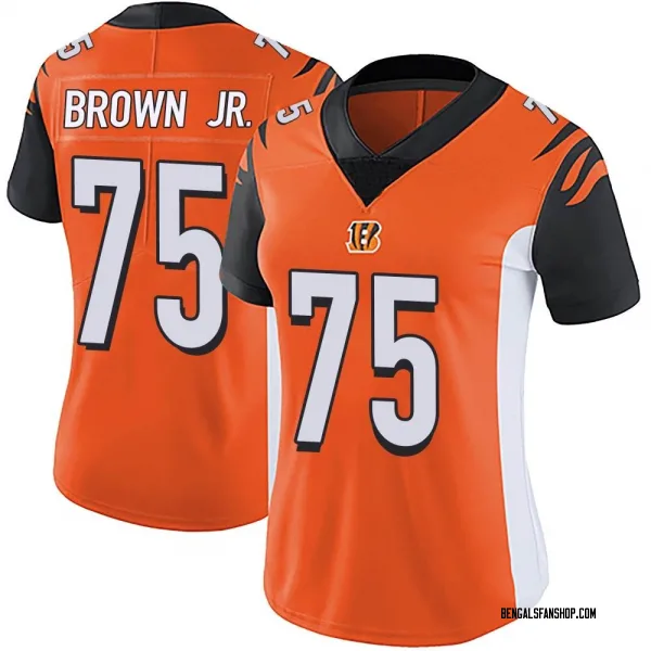 Women's Orlando Brown Jr. Cincinnati Bengals Limited Orange Vapor Untouchable Jersey