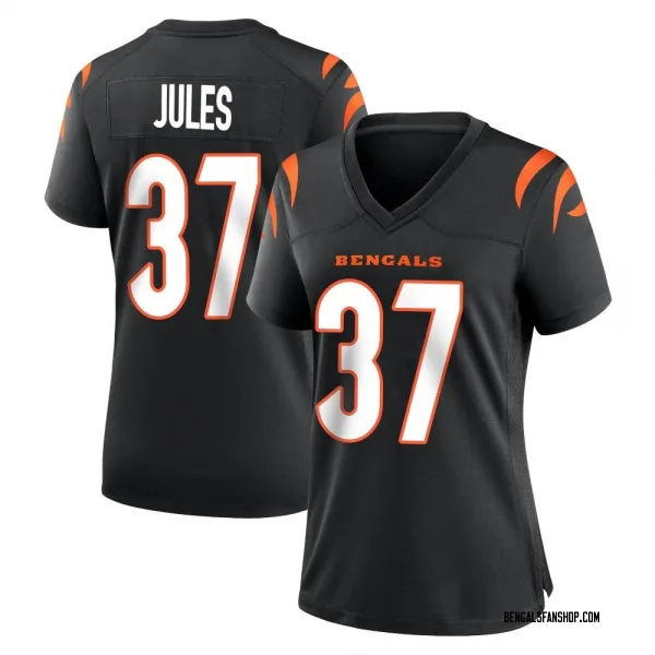Women's PJ Jules Cincinnati Bengals Game Black Team Color Jersey