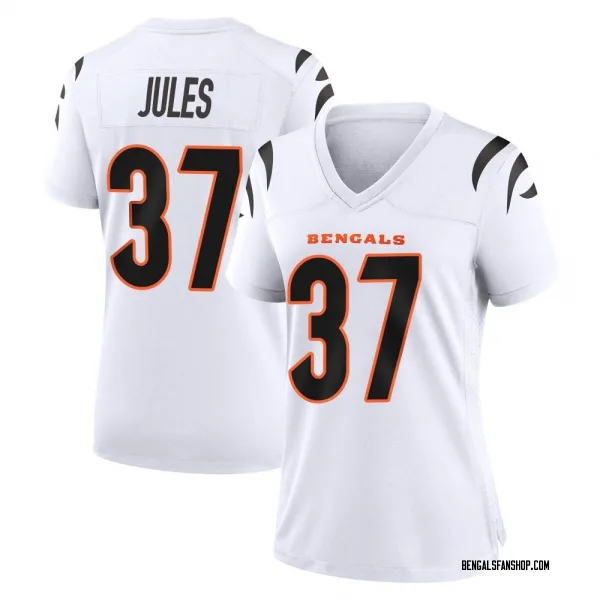 Women's PJ Jules Cincinnati Bengals Game White Jersey