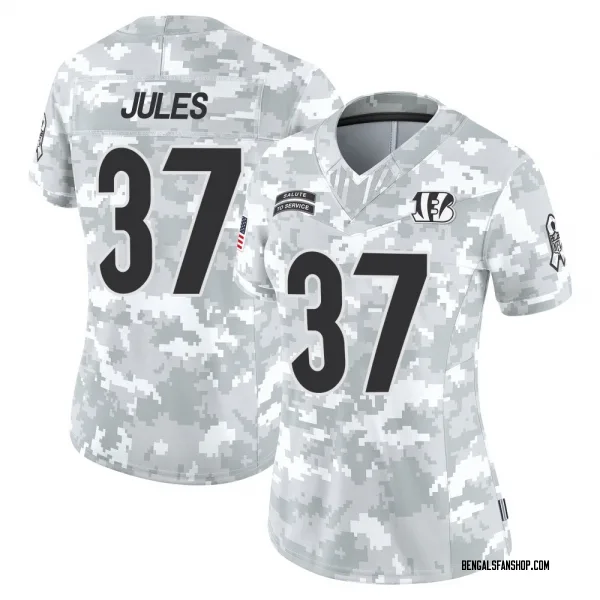 Women's PJ Jules Cincinnati Bengals Limited Arctic Camo 2024 Salute to Service Jersey