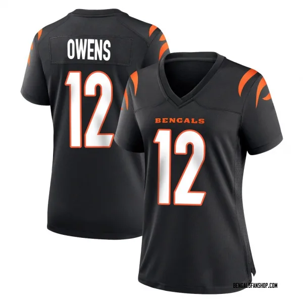 Women's Rashod Owens Cincinnati Bengals Game Black Team Color Jersey