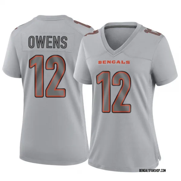 Women's Rashod Owens Cincinnati Bengals Game Gray Atmosphere Fashion Jersey