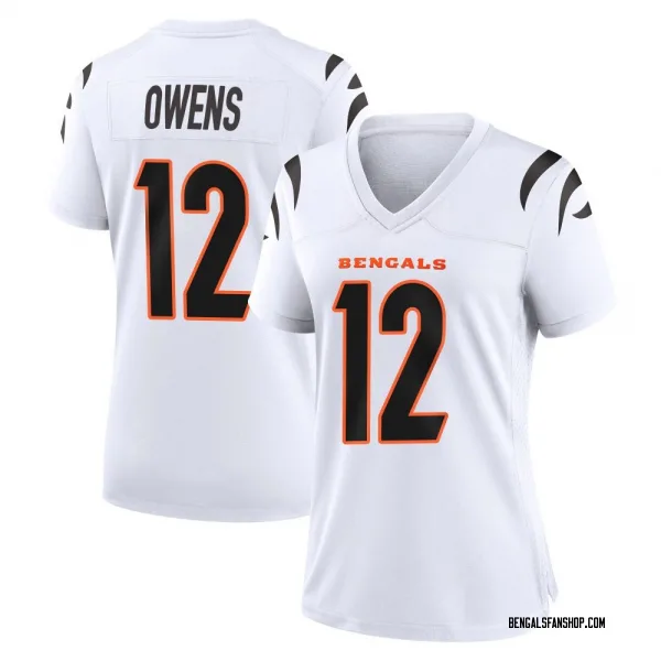 Women's Rashod Owens Cincinnati Bengals Game White Jersey