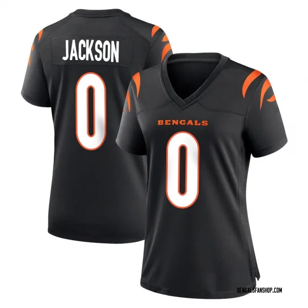 Women's Raymond Jackson Cincinnati Bengals Game Black Team Color Jersey
