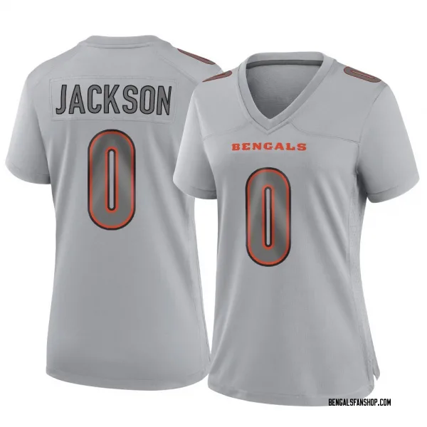 Women's Raymond Jackson Cincinnati Bengals Game Gray Atmosphere Fashion Jersey