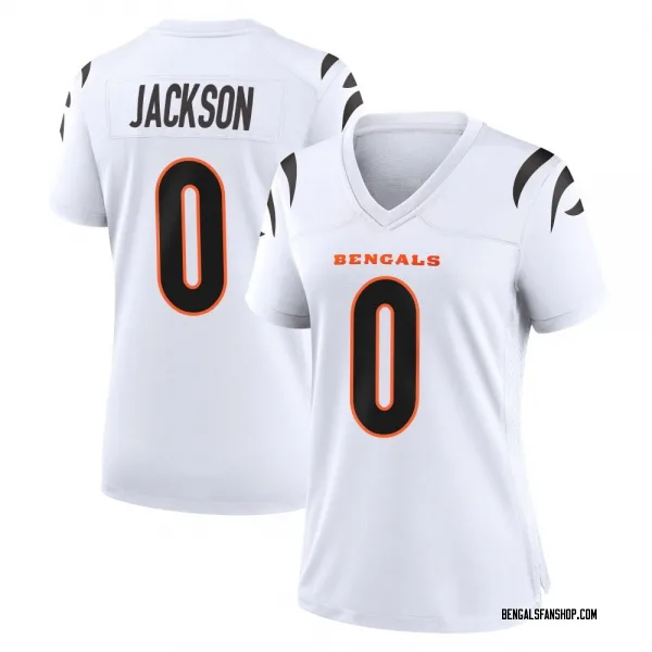 Women's Raymond Jackson Cincinnati Bengals Game White Jersey