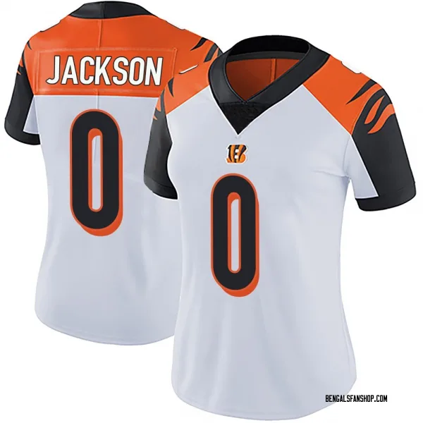Women's Raymond Jackson Cincinnati Bengals Limited White Vapor Untouchable Jersey