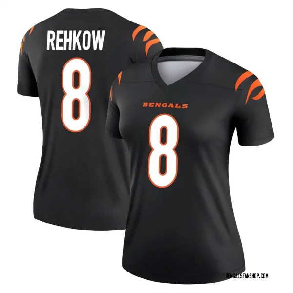 Women's Ryan Rehkow Cincinnati Bengals Legend Black Jersey