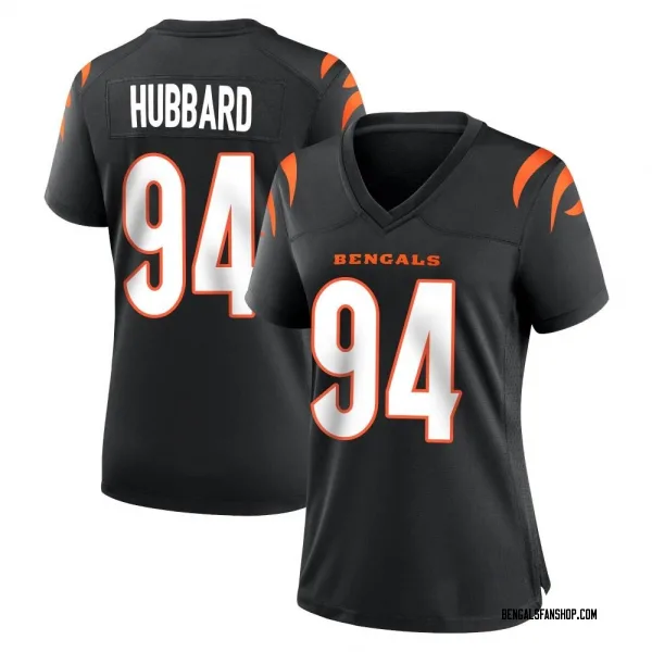 Women's Sam Hubbard Cincinnati Bengals Game Black Team Color Jersey